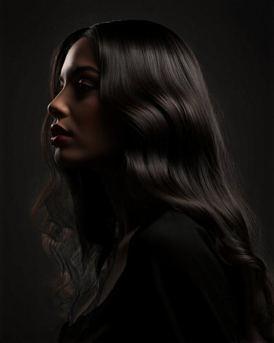 Glam Hair template - editorial imagery included