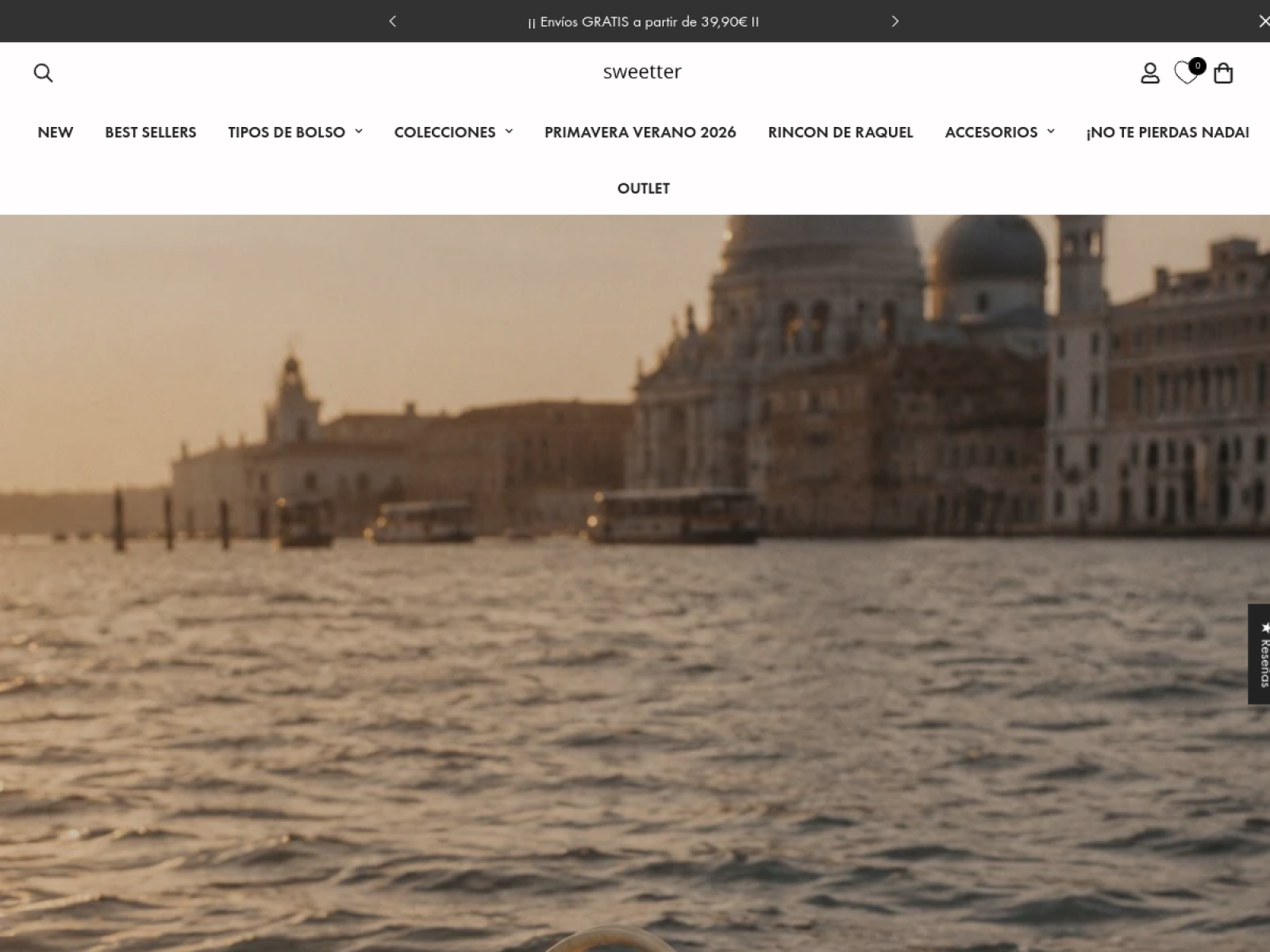 Glam Boutique theme - live storefront homepage